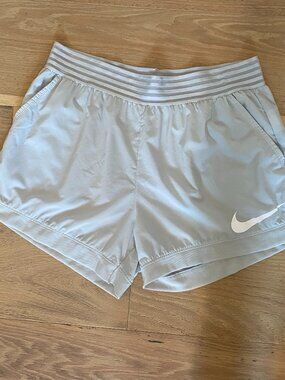 Nike Dri Fit Silver/Gray Shorts Size Large
